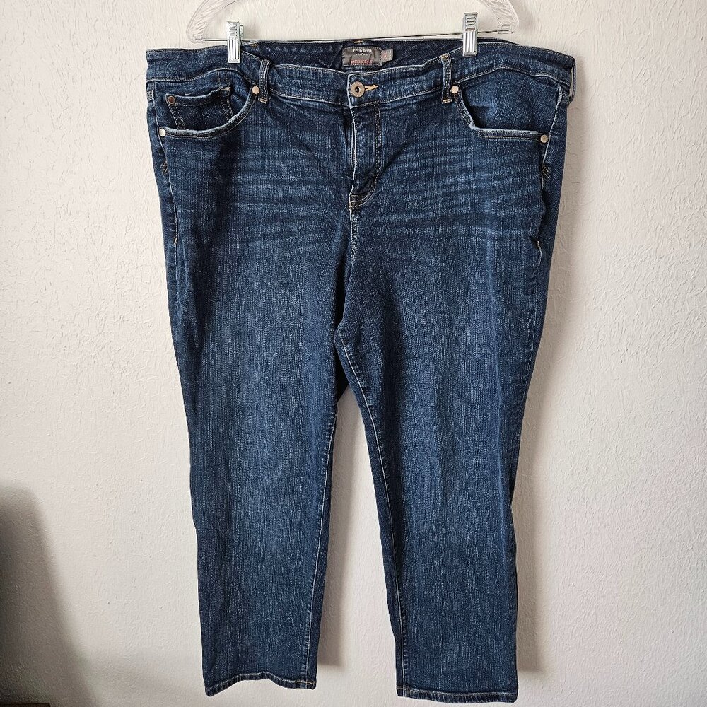 Torrid Boyfriend Straight Mid-Rise Jeans Vintage Stretch Size 24R
